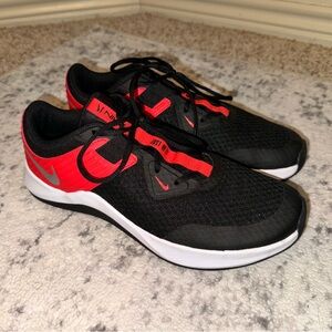 Nike - Men’s Red and Black Gym Shoes - size 10.5 - Perfect Condition